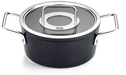 Fissler Adamant/Aluminium-Kochtopf (Ø 20 cm, 2,7L) Töpfe-beschichtet mit Glas-Deckel, antihaftend - Induktion