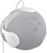 KSIEE Universal Speaker Mount, Round Shelf Organizer for Echo Dot 5th/4th Gen, Google Nest, Space-Saving Holder with Reserved Charging Port (White)