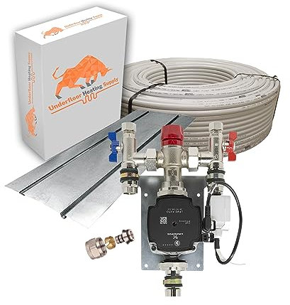 Underfloor Heating Suspended Floor Kit - 20m2 (1 Port)