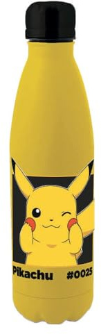 Kids Licensing Botella de acero inoxidable [500 ml], Pokémon
