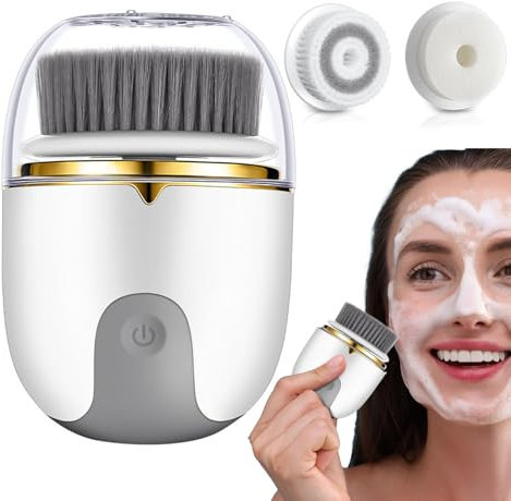 Spazzola elettrica per la pulizia del viso, scrubber elettrico per il viso, Scrubber per il viso da donna Scrubber per la pulizia profonda del viso, elettronico di pulizia per la cura della pelle per