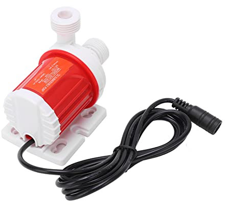 Bürstenlose Tauchwasserpumpe, Mini-Tauchwasserpumpe DC 12 V, 10 W, 1000 L/h, Leise Aquarium-Brunnenpumpe mit 3, Hub, IPX8 Wasserdicht für Aquarien