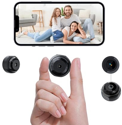 BSLVWG Spy Hidden Camera Wireless Small Camera Full HD 1080P Night Vision Motion Detection Secret Camera Mini Nanny Home Security Surveillance Camera Micro Small Monitor Video Camera for Indoor (2)
