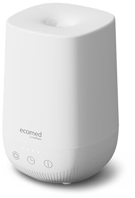 ecomed by medisana AD-50E Aroma Diffusor, Wellness-Licht, Ultraschalltechnologie, Geräuscharm und Energiesparend | 200 ml Tank