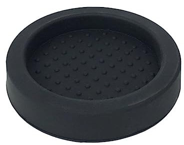 Cabilock Round Tamper Mat Practical Pad Silicone Machine Press Pad for Coffee Station Home Store Black Silicone Mat