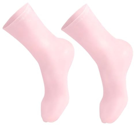 POPETPOP Feuchtigkeitspendende Socken für Frauen mit Wabenstruktur für Druckentlastung Wiederverwendbar für Intensive Fußpflege Bequeme Passform