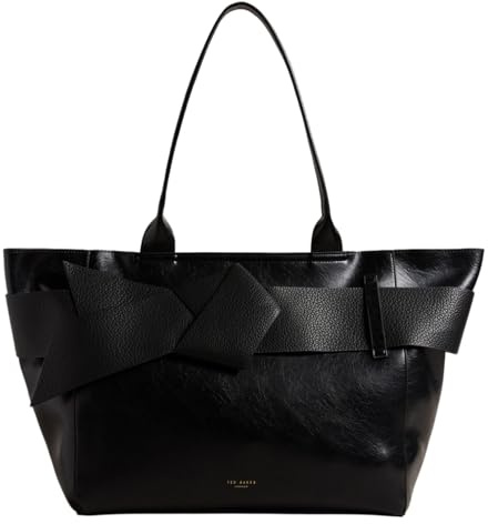 Ted Baker Jimma Pu Shopper Shoulder Bag Jet Black