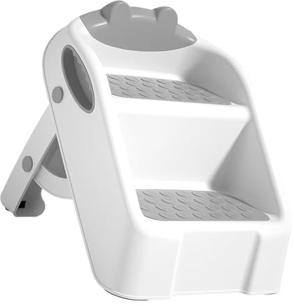 Marchepied pliable facile à transporter pour bébé - 2 marches pour l'apprentissage de la propreté des enfants