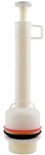 88907 Toilet Flush Valve Replacement,Compatible with Mansfield Models 211/210/208/209/174, Water-Saving Toilet Tank Models & All Trip Levers, White Plastic
