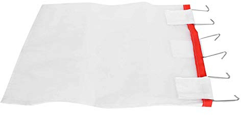 Tnfeeon Colador de Malla con Filtro de Miel, Bolsa de Filtro de Alimentos Multifuncional de Nailon con 3 Ganchos, Ligero para Filtración de Miel y Vino Tinto