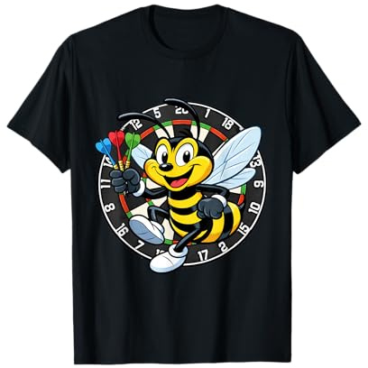 Funny Wasp Darts Player Ally Pally Dartscheibe Design T-Shirt