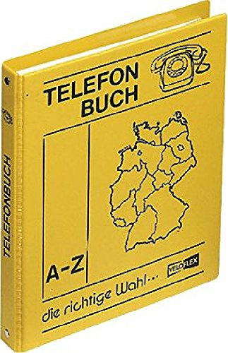 VELOFLEX Telefonringbuch/5158000, gelb, PP-Leinenstruktur, DIN A5