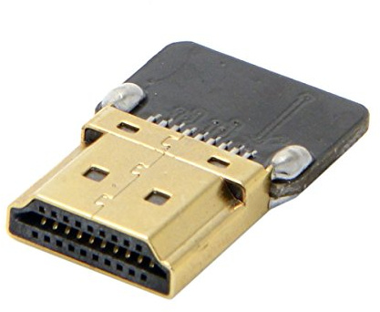 chenyang FPC 20Pin HDMI Flat Male Connector for Ribbon Cable, Raspberry Pi, GoPro, Mini Display, Drone, Camera, Gimbal