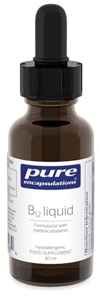 Pure Encapsulations Vitamin B12 Liquid - Tiredness and Fatigue Supplement - Immune Support - 30ml
