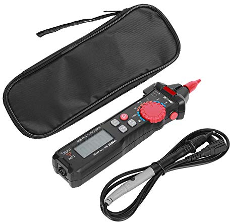 Multimetro digitale a penna, tester elettrico con riconoscimento automatico TA802A, tester digitali live line con retroilluminazione e torcia per misurare la resistenza del voltmetro