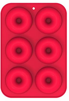 TSTSM Donut Mould Baking Cake Mould DIY Baking Oven Mould-red