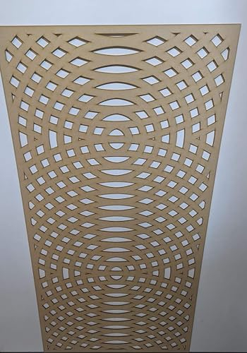 Heizkörperschrank Wand Deko Sichtschutzgitter - gelocht 6mm dicke MDF Platte (1200mm x 620mm) DF16