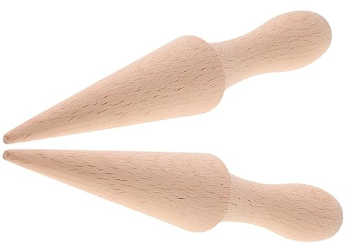 CIYODO 2pcs Ice Cream Moulds Waffle Cone Roller Cone Roller for Dessert Making