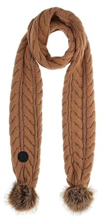 GUESS Schal Scarf 25X180 Coffee Cream hellbraun