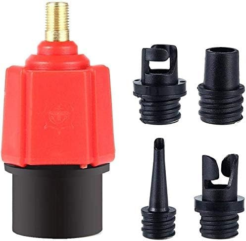 Luftventiladapter multifunktion uppblåsbar SUP Schrader ventiladapter tillbehör luftpump omvandlare för ventiler kajak uppblåsbar båtflotte fotpump elektrisk pump