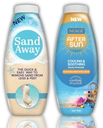 Sun & Sand Comfort Duo: Sand Away Sand Remover Powder 226g with After Sun Soothing & Cooling Powder 226g - Beach Powder Sand Removing and Cooling Powder - Total Beach Relief Bundle by GBH