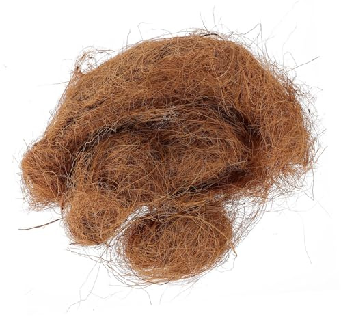 BESPORTBLE Fibra De Mantillo Para Macetas y Jardín, Cobertura Transpirable De Fibra Vegetal Natural 100g, Para Suculentas y Plantas De Interior y Exterior, Retiene Humedad y Favorece Crecimiento