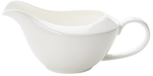 Alipis Ceramic Gravy Boat Sauce Pot 6.69 Inch Serving Jug with Ergonomic Handle for Steak Sauce Condiments Salad Dressing and Table Use