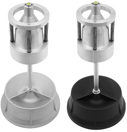 BraveeFly Appareil d'équilibrage de pneus statique - Appareil d'équilibrage portable - Pour voiture, camion, van, vélo (argenté)