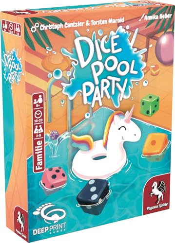 Deep Print Games 57826G - Dice Pool Party Würfelspiel Familienspiel