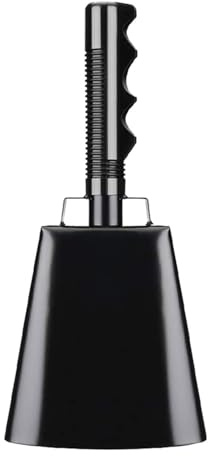 Mango de cencerro - Herramienta de percusión de sonido ruidoso, Call Bell | Accessory | Instrumento de acero, fabricante de sonidos de vítores deportivos, celebraciones de dispositivos musical