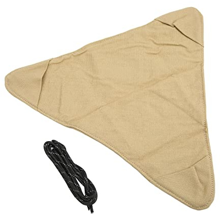 HERCHR Tabinet de Camping, 36,5 cm Longueur latéral Portable Porable Toirée Molle légère Mini Tripod Télat Pilde de Chaise de siège pour Le Camping Golf de randonnée en Camping (Kaki)