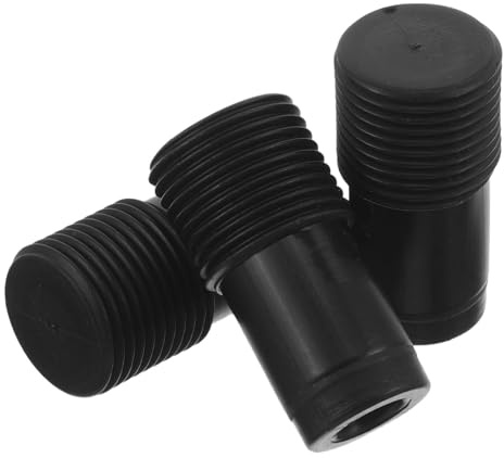 COLLBATH 3pcs Plastic Threaded Joint Adapter for Mop Handle Tube Connector for Broom Mop Cleaning Rod Secure Fit Threaded End Replacement with High-strength Stability and Wide Compatibility