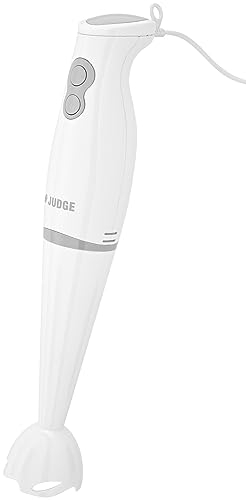 Judge Electricals Stick Blender - 200W Electric Handheld, Simple and Easy Blending and Blitzing, Perfect for Soup, Baby Food, Puree, Shakes and Batter