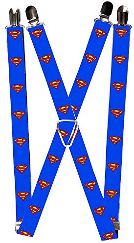 Buckle-Down Fibbia Verso Il Basso Bretelle, Multicolore, Taglia Unica Uomo