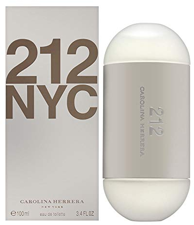 Carolina Herrera 212 Eau de Toilette Spray for Women, 3.4 Fluid Ounce
