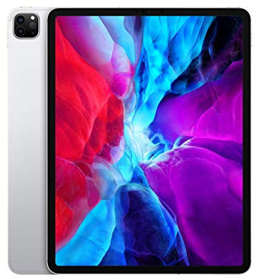 2020 Apple iPad Pro (12.9-inch, Wi-Fi + Cellular, 128GB) Silver (Renewed)