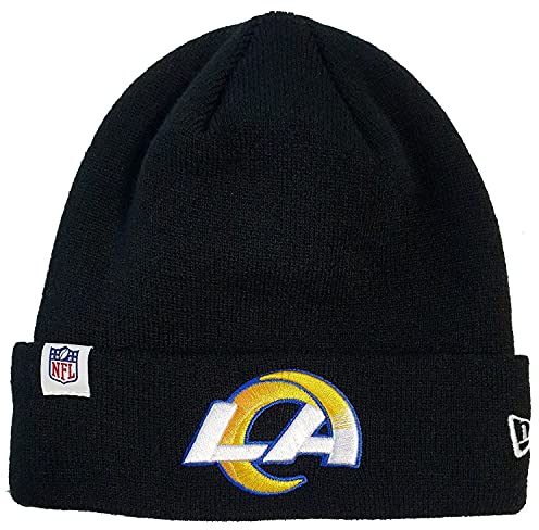 New Era Los Angeles Rams NFL Essential Logo Beanie - One-Size