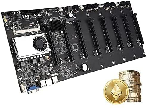 BTC-37 Miner Scheda Madre,BTC-37 Miner Scheda madre set, BTC-37 Miner per scheda madre CPU Gruppo,BTC-37 Miner CPU Set 8 slot per scheda video di memoria DDR3 Interfaccia VGA integrata