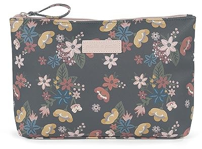 Pasito a pasito. Neceser de Bebé Garden. Bolso Organizador Pequeño para Accesorios de Aseo e Higiene del Bebé. Práctico y Cómodo de Llevar. Color Gris