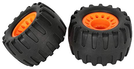 TRENDYBOY Skateboard-Räder-Set, 76 x 54 mm, Off-Road-Reifen, Longboard, Scooter, Gummi-Radlager, Skateboard-Teile (Stück: 2 Stück)