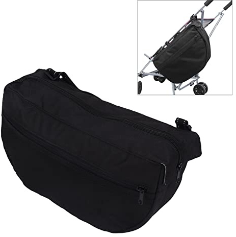 JOROBURO Kinderwagen-Tasche, Kinderwagen-Organizer, Seitliche Schlinge, Kinderwagen-Satteltasche, Verstellbar, Verhindert Verrutschen, Wasserdichter Kinderwagen-Aufbewahrungs-Organizer