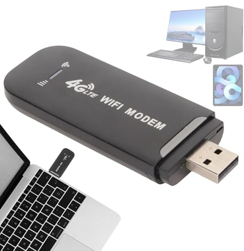 Módem USB 4G - Adaptador de dongle WiFi USB | Dispositivo WiFi portátil de alta velocidad Dispositivo de punto de acceso personal | Pequeños dispositivos de Internet móviles Dongle WiFi para teléfonos