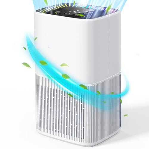 CAIKEZI - Deshumidificadores para el hogar, 1600 ml, deshumidificador para dormitorio con apagado automático, descongelación automática, deshumidificador silencioso para el hogar, baño, sótanos,