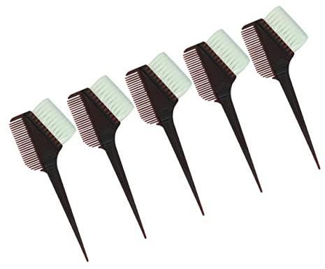 NOLITOY 5piezas Kit Completo Para Teñir Cabello Cuenco Peine y Cepillo Resistente y Útil Adecuado Para Profesionales y