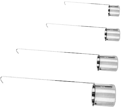 CIYODO Lot De 4 Louches à Vin En Acier Inoxydable 304, Tasses à Mesurer Pour Barman, Résistantes à La Corrosion, Pour Bar Et Usage Domestique