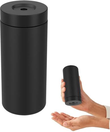 Soap Squeezer, Hand Soap Dispenser Non-Drip Dispenser for Washing Up Liquid, Squeezable Refillable(Black-240ml)