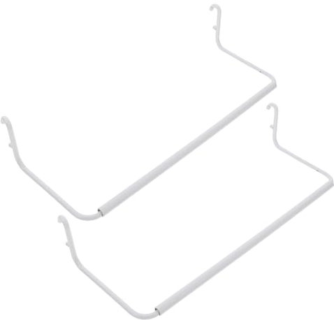 Toallero 2 Piezas Extensible de Acero Inoxidable para Tablero Perforado