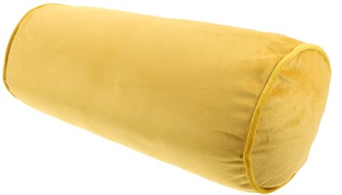 TOPBATHY Almohada Cervical Cilíndrica para Coche Almohada Cervical con Funda Suave para Dormir y Soporte Lumbar