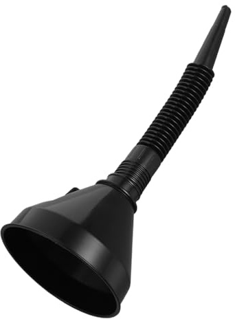 Hemobllo Entonnoir à Carburant Large Ouverture avec Tuyau Flexible pour Transfert sans Déversement Entonnoir Polyvalent pour Voitures et Tube Extensible Plastique Robuste