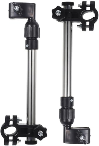 PENIKOKO 2pcs Bike Umbrella Stand Holder for Stroller Stainless Steel Material for Outdoor Cycling